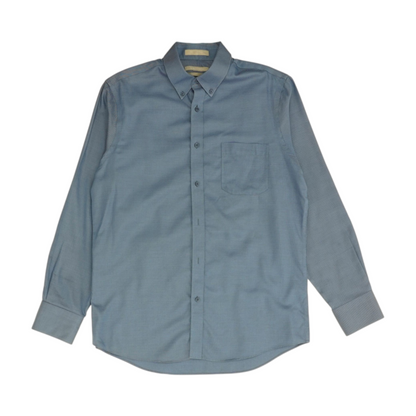 Blue Striped Long Sleeve Button Down
