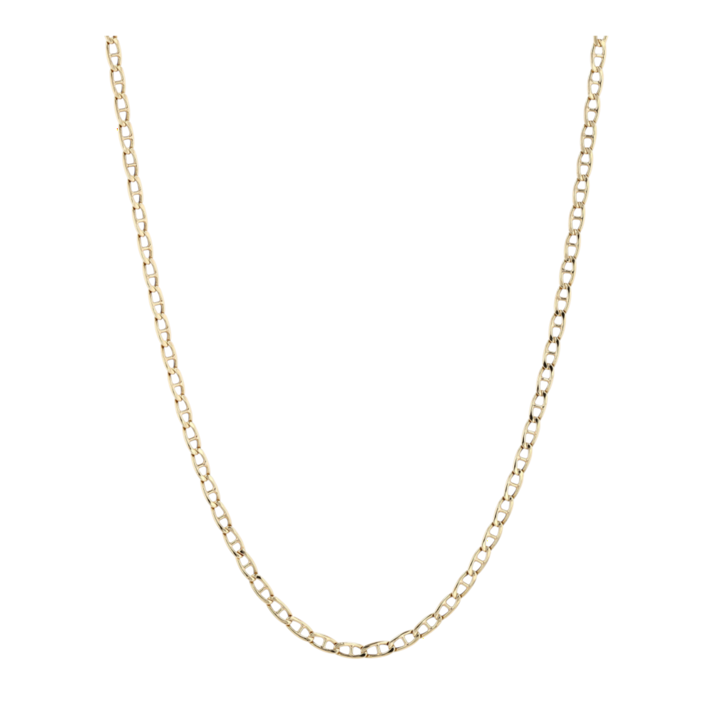 18K Yellow Gold Chain Necklace – Image 1