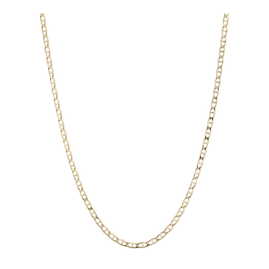 18K Yellow Gold Chain Necklace