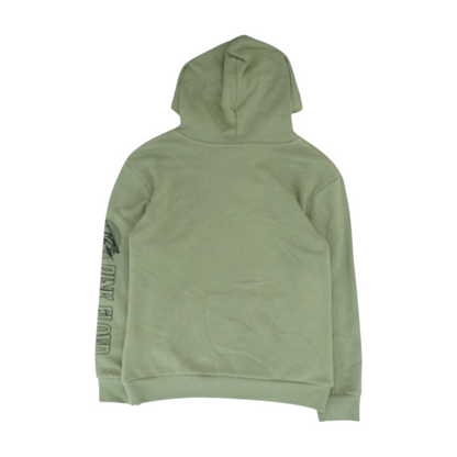 Green Graphic Hoodie Pullover