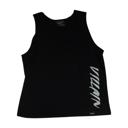 Black Solid Casual Tank