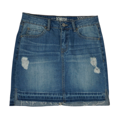 Blue Mini Skirt