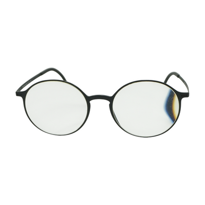 Black 2901 Round Prescription Eyewear