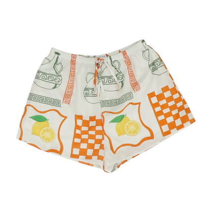 Multi Graphic Knit Shorts