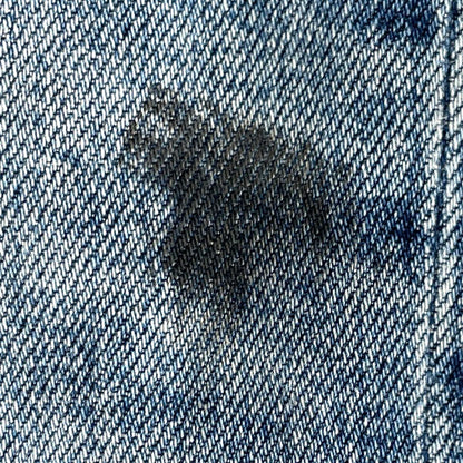 Blue High Rise Straight Leg Jeans
