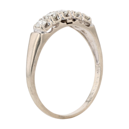 1/2 ctw 14K White Gold Diamond Band