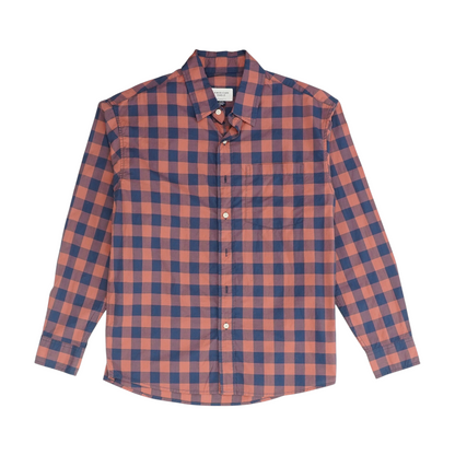 Blue Check Long Sleeve Button Down