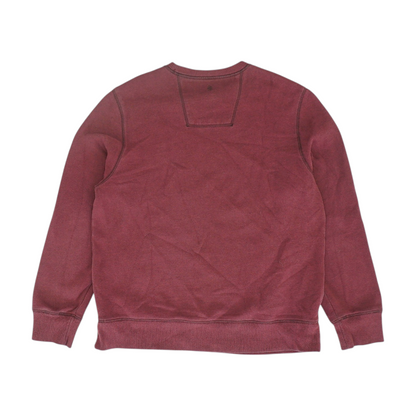 Maroon Solid Sweatshirt Pullover