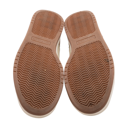 Beige Low-Top Athletic Shoes