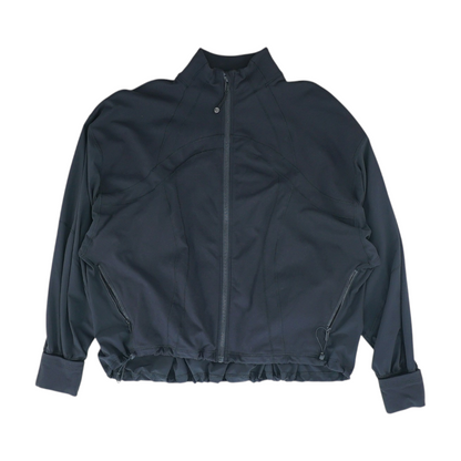 Black Solid Active Jacket