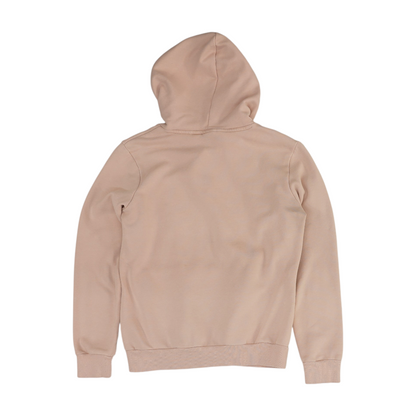 Pink Solid Hoodie Pullover