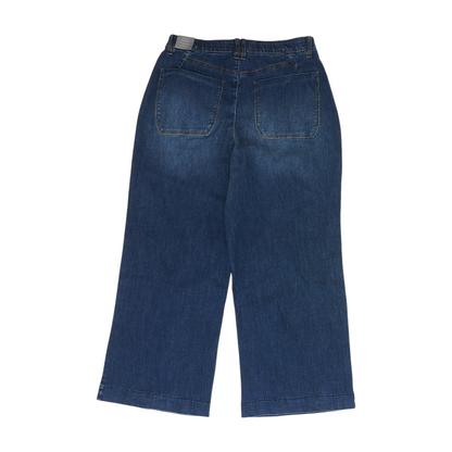 Blue Wide Leg Jeans