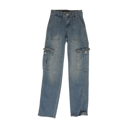 Blue Solid Jeans