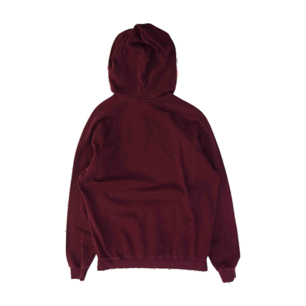 Maroon Solid Hoodie Pullover