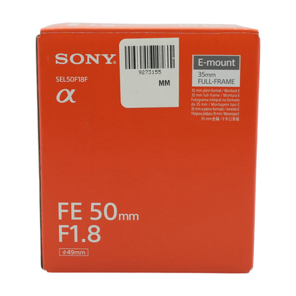 E-Mount 35mm Full-Frame Lens