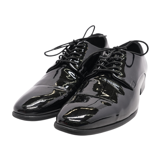 Black Lace-Up Dress Shoes