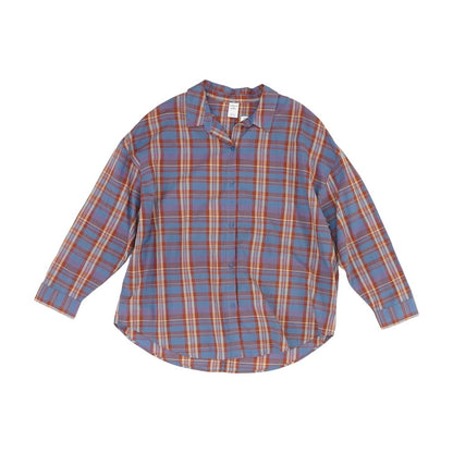 Rust Plaid Button Down
