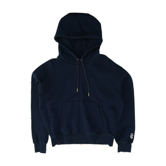 Navy Solid Hoodie Pullover