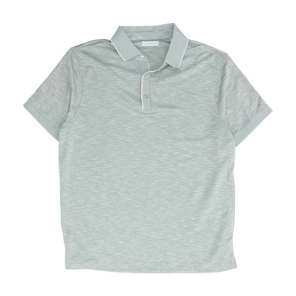 Gray Abstract Short Sleeve Polo