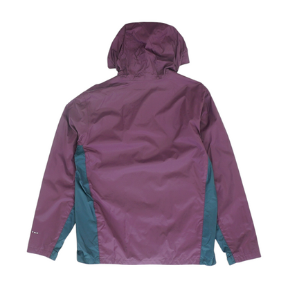 Purple Color Block Rain Jacket