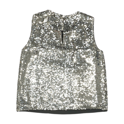 Silver Petite Blouse