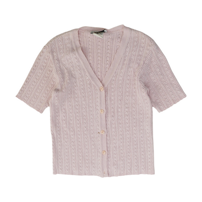 Pink Cardigan Sweater