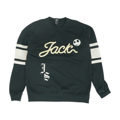 Black Color Block Sweatshirt Pullover