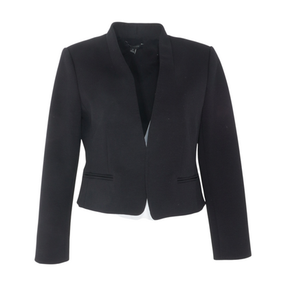 Black Petite Solid Blazer
