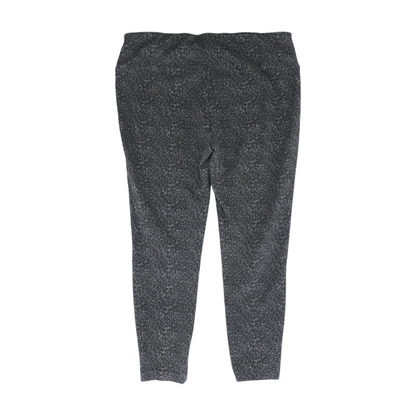 Gray Print Regular Pants