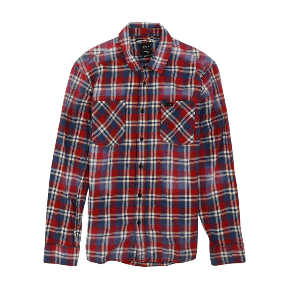 Red Plaid Flannel Button Down