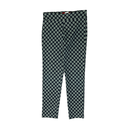 Navy Geometric Regular Pants
