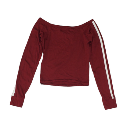 Red Cropped Blouse