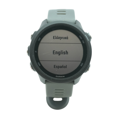 42mm Forerunner 245 Black Smartwatch Gray Band M/L