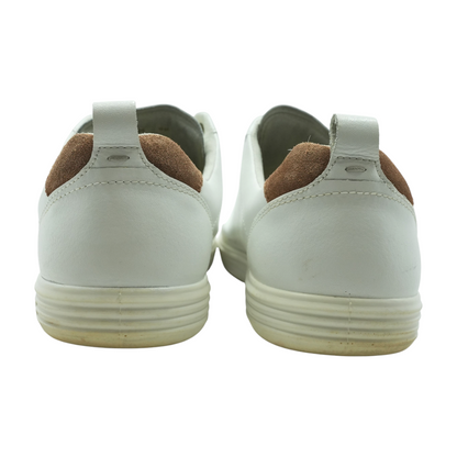 White Low-Top Athletic Shoes