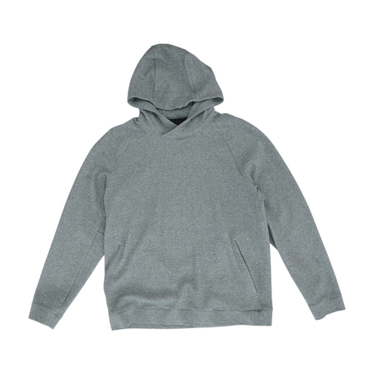 Gray Solid Hoodie Pullover