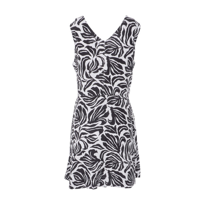 Black Floral Mini Dress