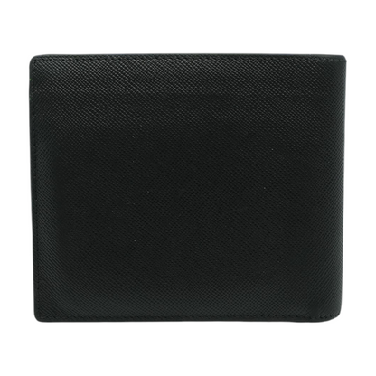 Black Saffiano Leather Bifold Wallet