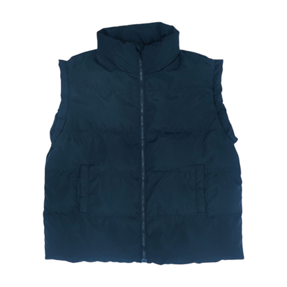 Black Solid Vest