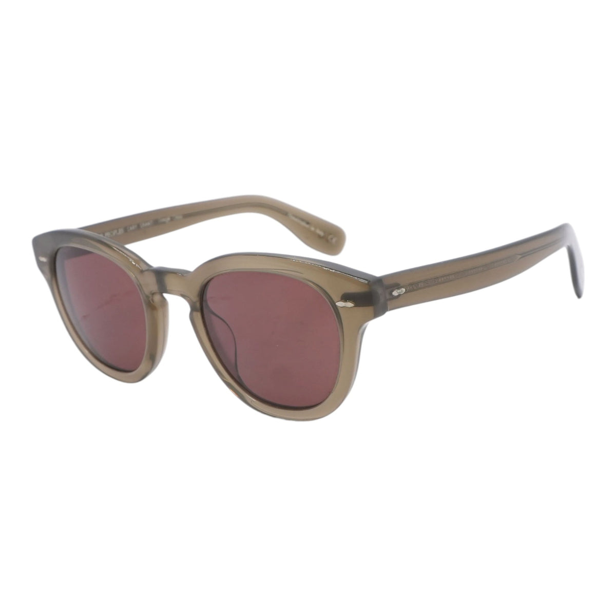 Brown Cary Grant Round Sunglasses