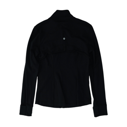 Black Solid Active Jacket