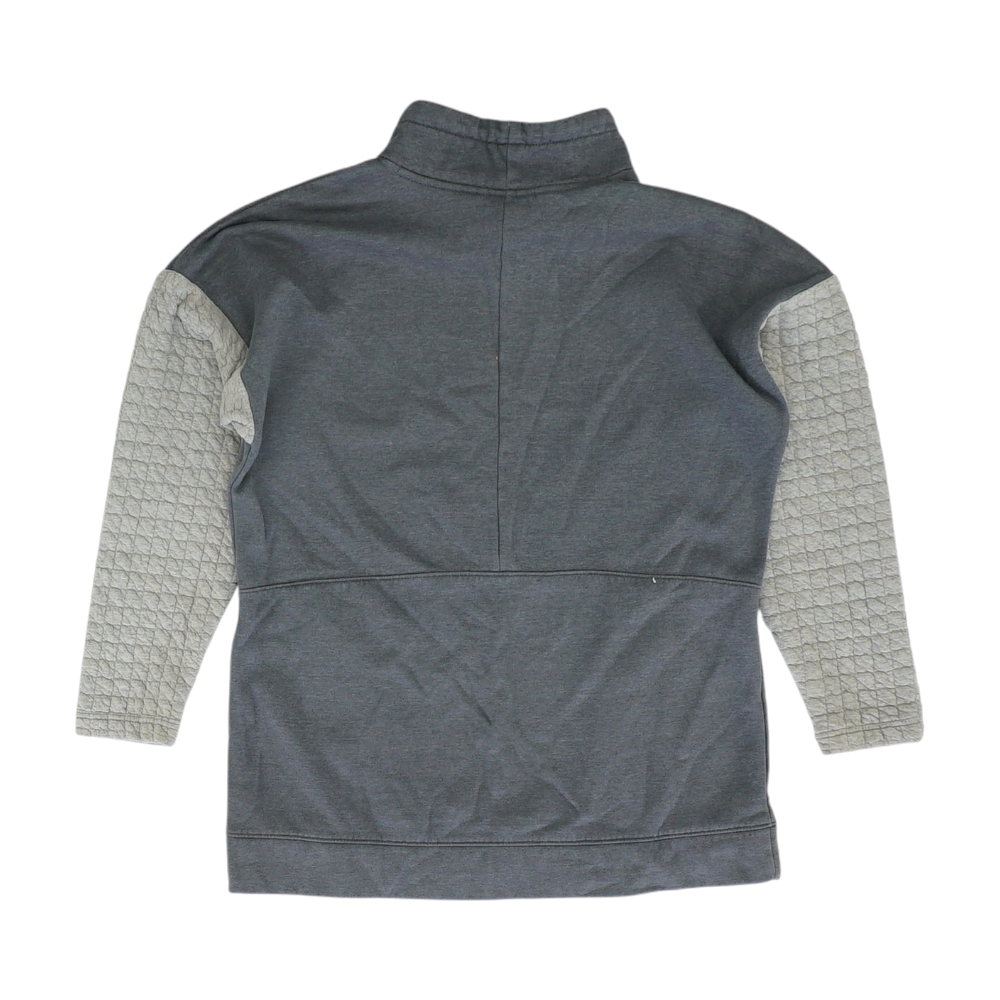 Gray Solid Sweatshirt Pullover