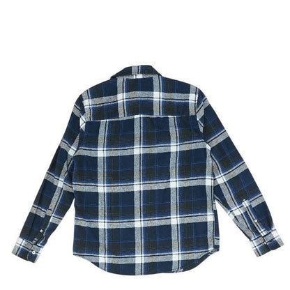 Blue Plaid Flannel Button Down
