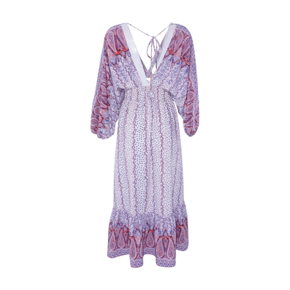Multi Paisley Midi Dress