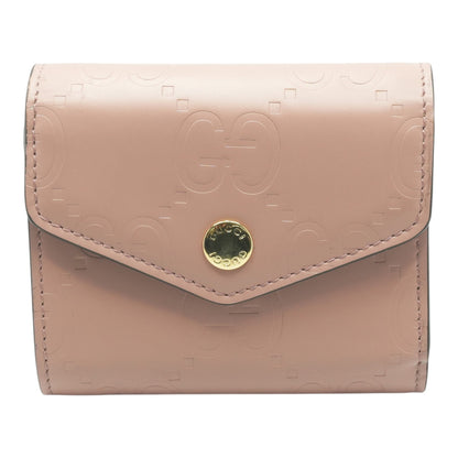 Trifold GG Embossed Compact Wallet