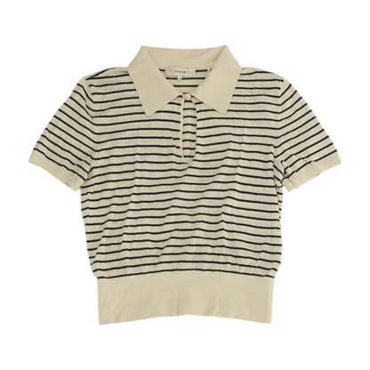 Ivory Striped Blouse