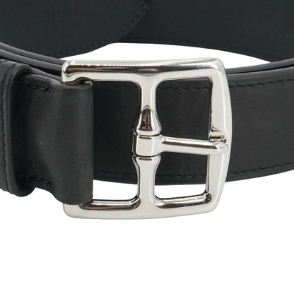 Noir Etriviere 32 Belt in Barenia Calfskin