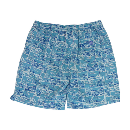 Blue Print Swim Bottom