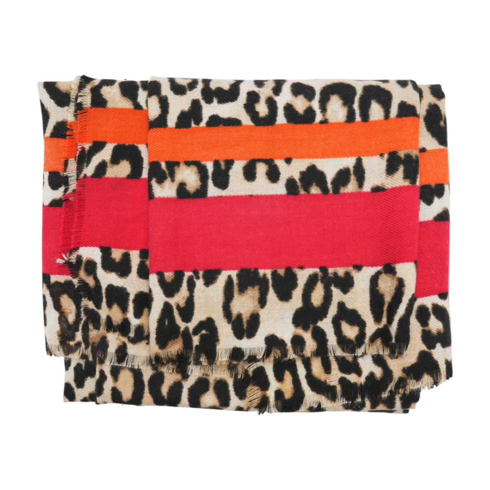 Multi Animal Print Scarf
