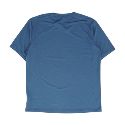 Blue Solid Active T-Shirt