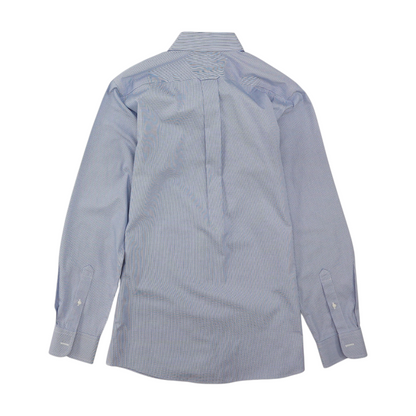 Blue Plaid Long Sleeve Button Down